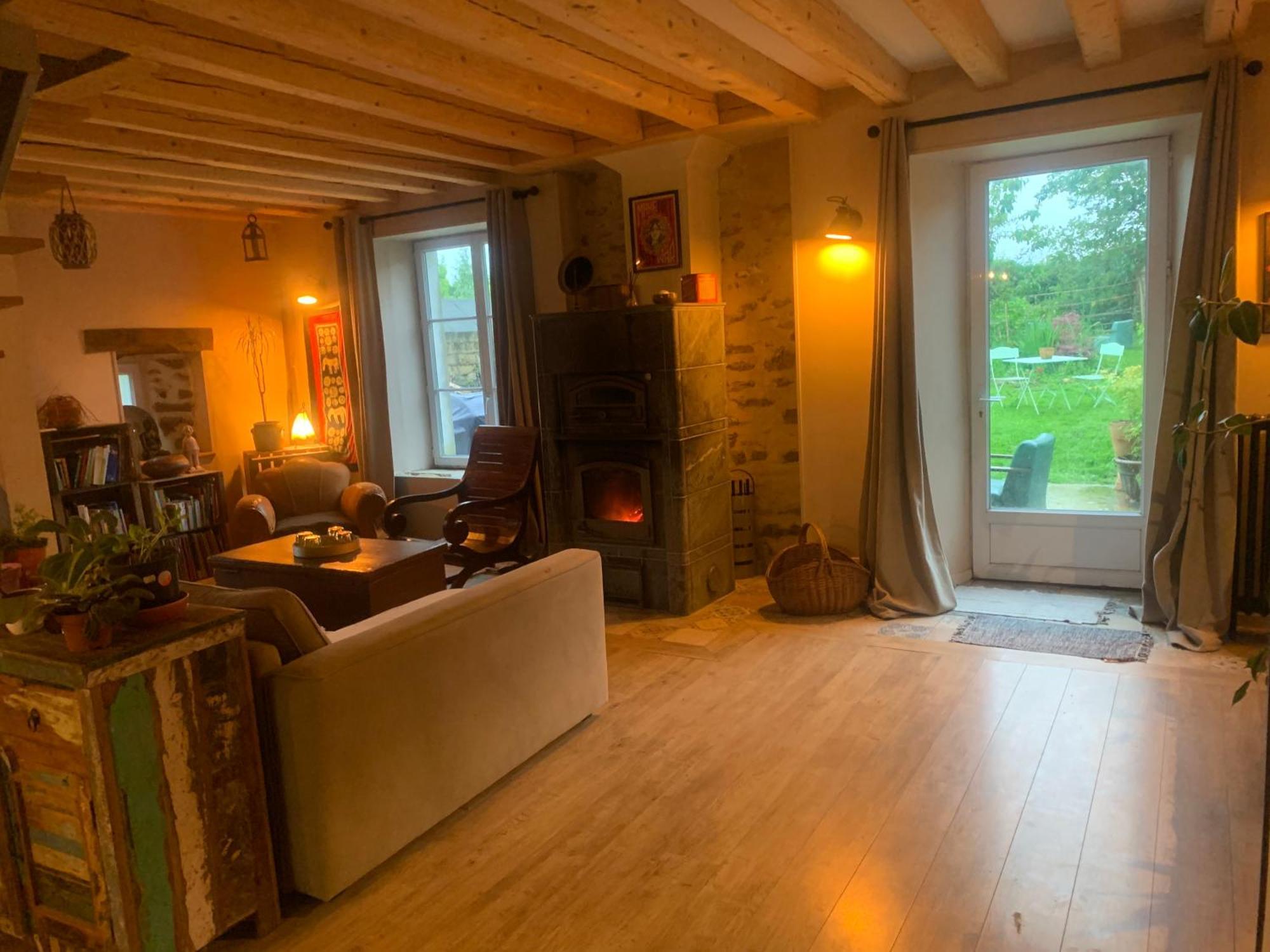Bed and Breakfast Au Joyeux Lureau Touquin Esterno foto
