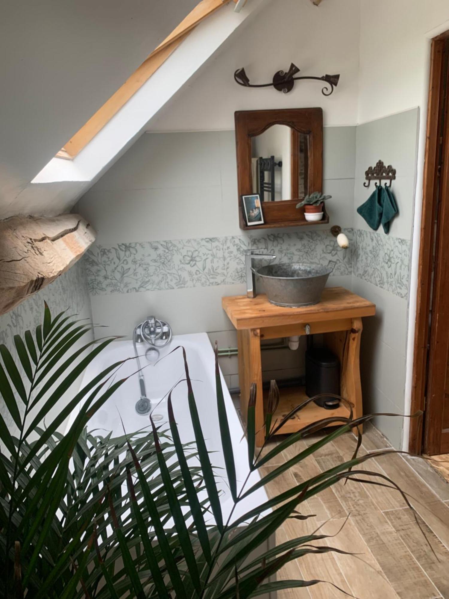 Bed and Breakfast Au Joyeux Lureau Touquin Esterno foto